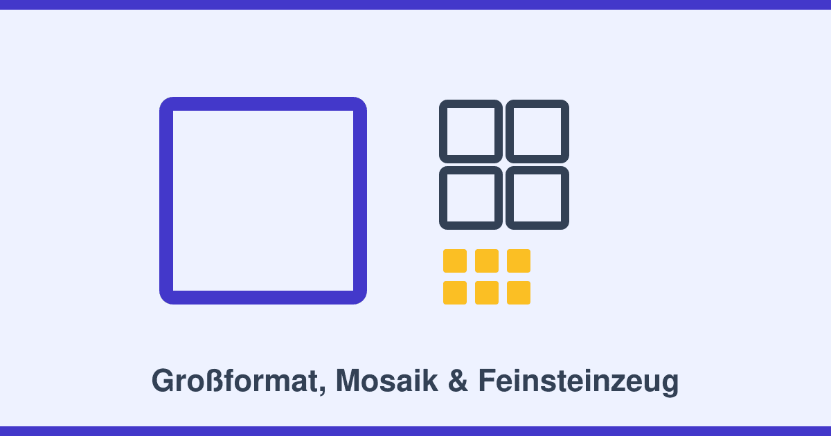 Großformat, Mosaik oder Standard: Wie Fliesenformat und Material den Preis bestimmen