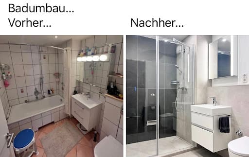 Badsanierung Düsseldorf | Mario Wallrath Bad & Fliesen — Kundenfoto